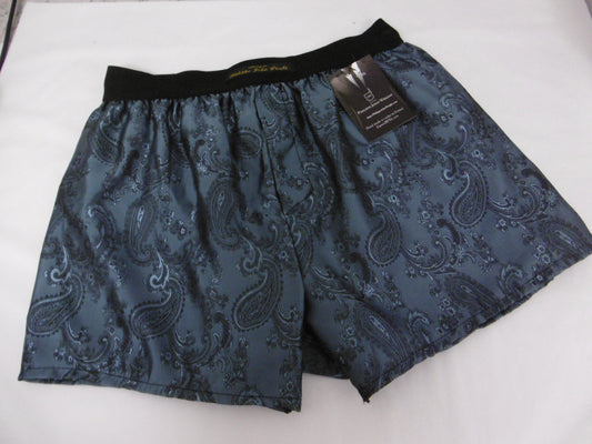 Mens SILK paisley boxer shorts.