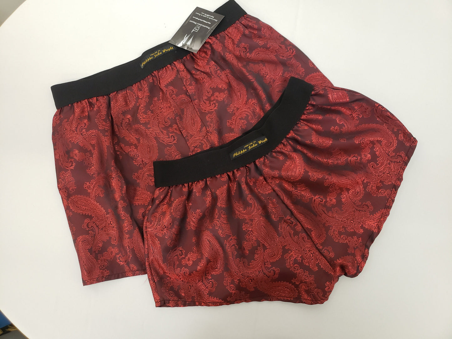 His and her Silk boxer short and boy shorts bundle hand made in France perfect for gifts