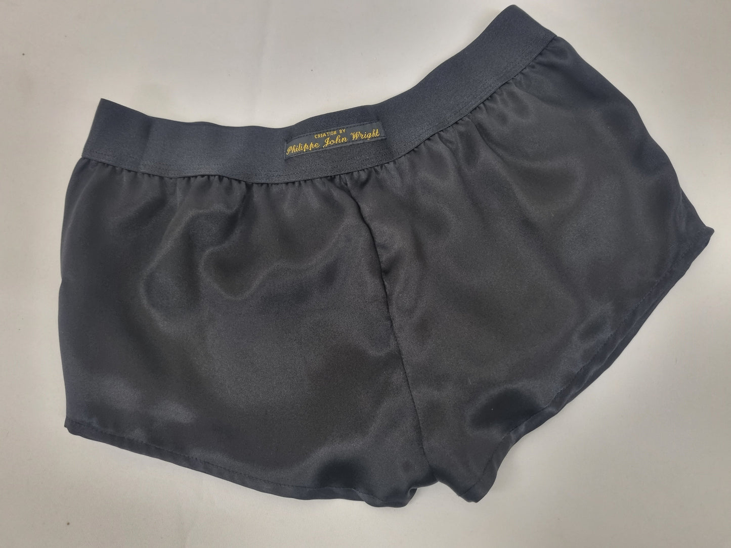 Womans double bundle BLACK and GREEN hight quality silk boy shorts, pajamas, french knickers made in france