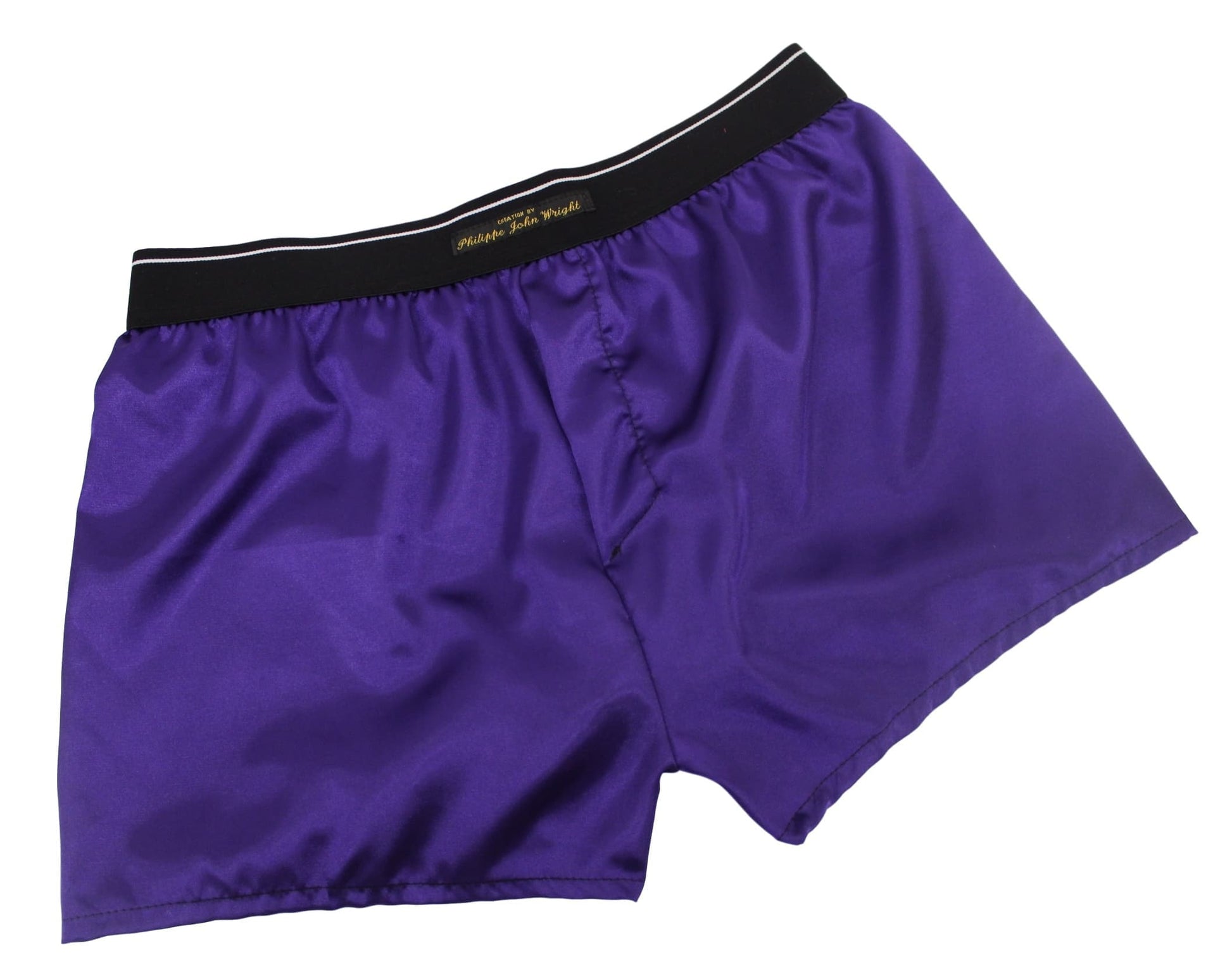 Satin boxer shorts for men hand made in France – Philippe John Wright