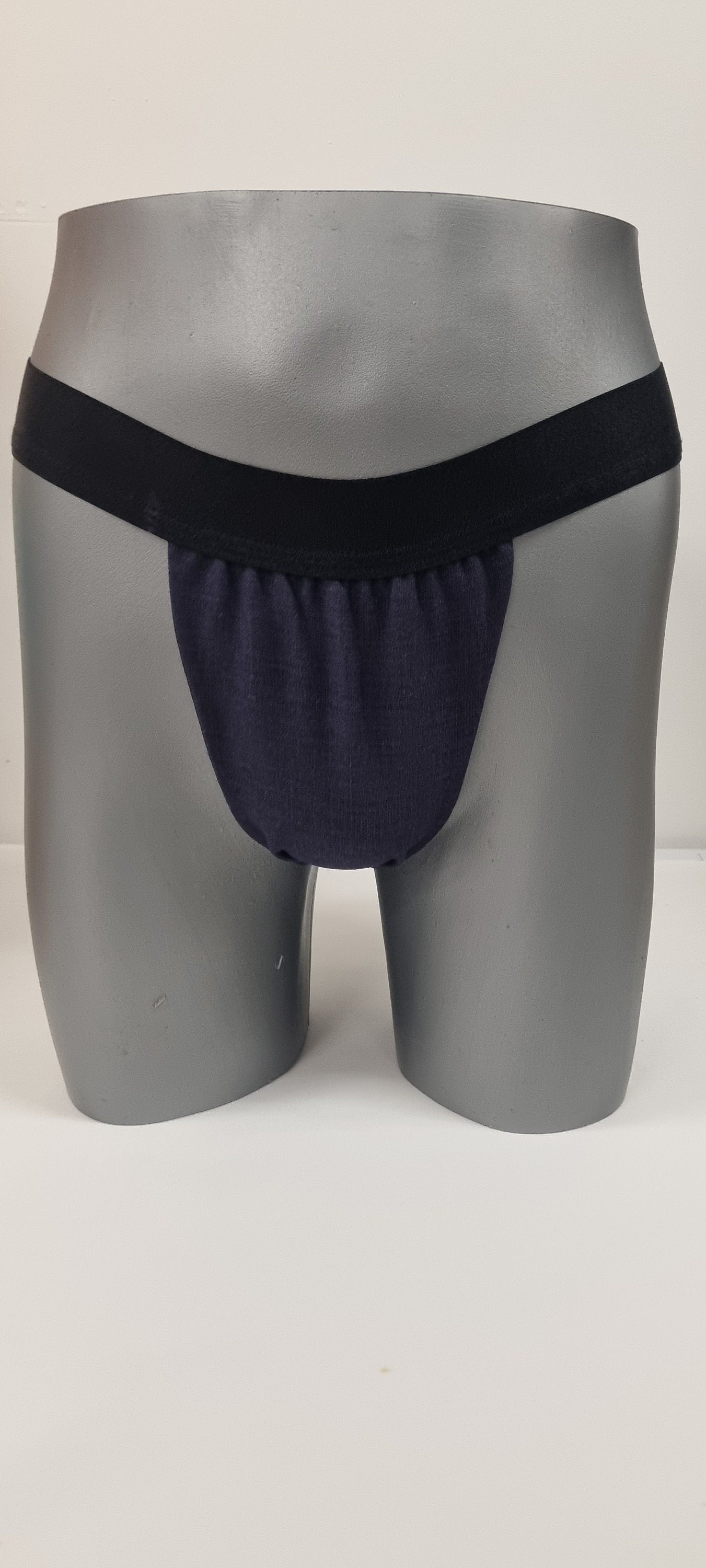 Men organic linen briefs tanga like man thong underwear fully lined with luxury finish soft elastic