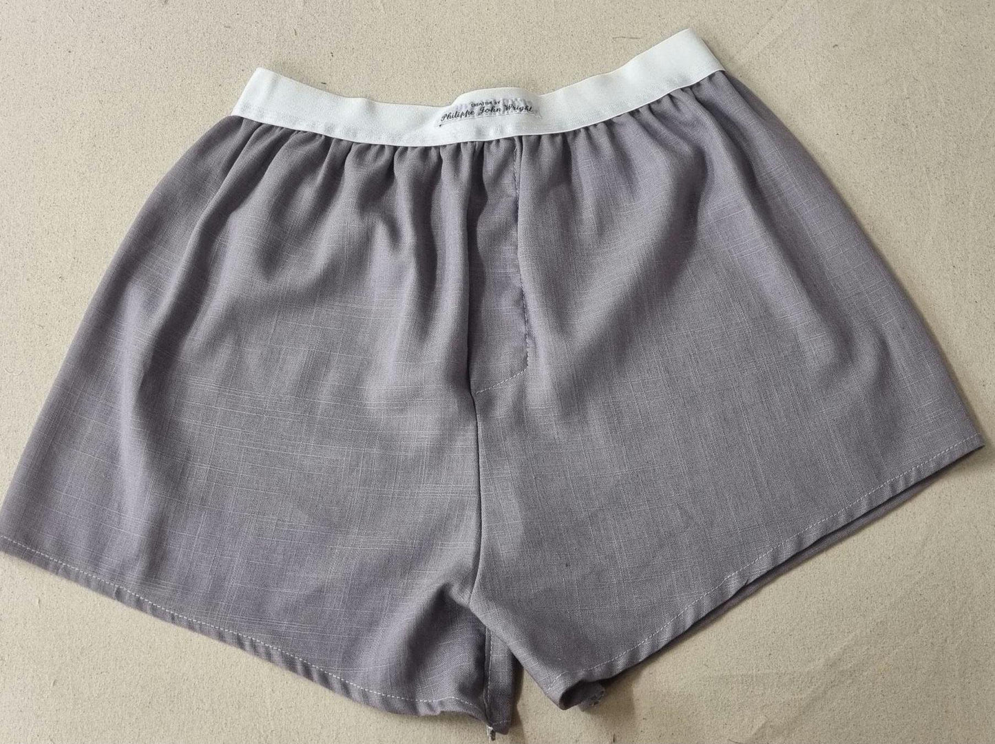 MEN organic linen boxer shorts  bundle paisley handmade in france; beige, blue, grey, white and pink perfect husband gift boyfriend present