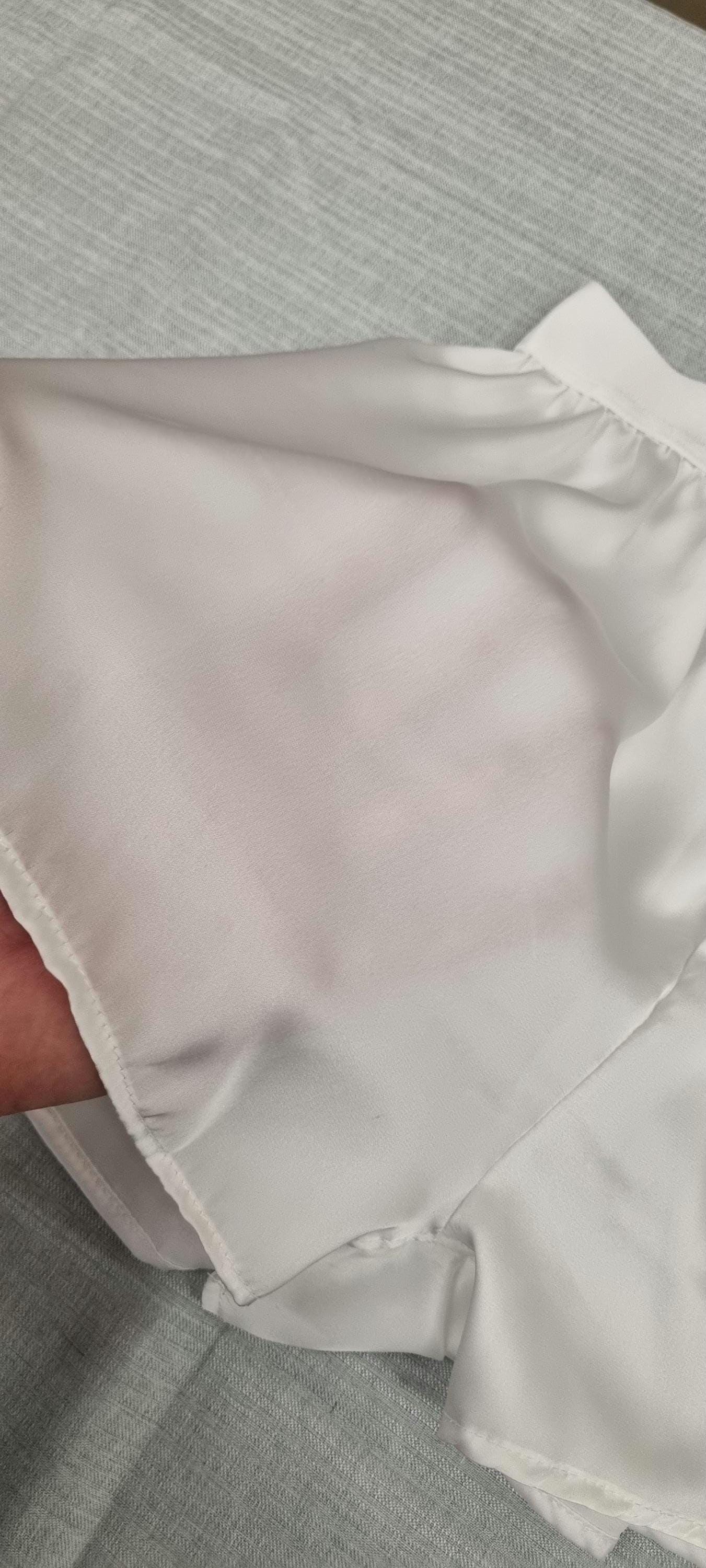 See through ivory white silky satin sheer boxer shorts for men handmade in France for husband gift boyfriend present groom for him